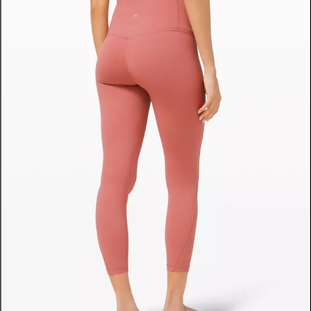 Lululemon Wunder Under HR Tight 25” Inseam *FLUX Size 8 Rustic Coral